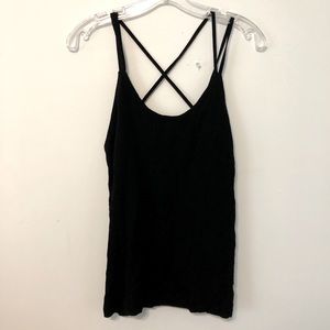 Black Strappy Tank